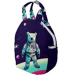 Bear Astronaut Futuristic Travel Backpack