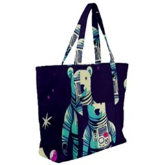 Zip Up Canvas Bag 