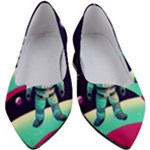 Bear Astronaut Futuristic Women s Block Heels 