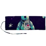 Bear Astronaut Futuristic Roll Up Canvas Pencil Holder (M)