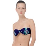 Bear Astronaut Futuristic Classic Bandeau Bikini Top 