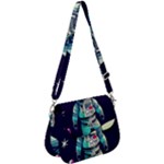 Bear Astronaut Futuristic Saddle Handbag