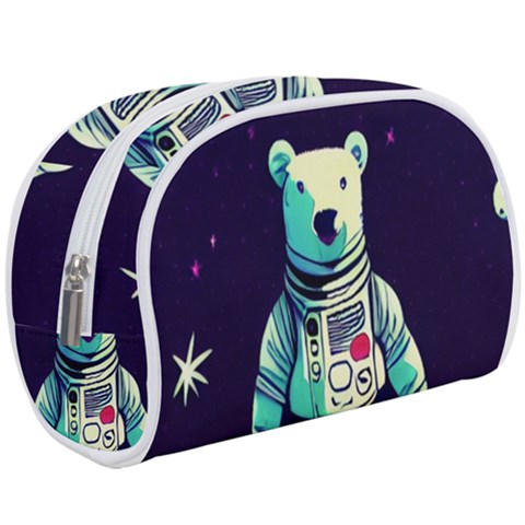 Bear Astronaut Futuristic Make Up Case (Large) from ArtsNow.com