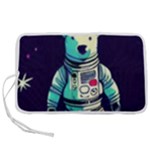 Bear Astronaut Futuristic Pen Storage Case (M)