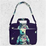 Bear Astronaut Futuristic MacBook Pro 13  Shoulder Laptop Bag 