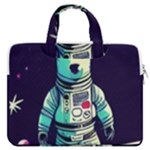 Bear Astronaut Futuristic MacBook Pro 13  Double Pocket Laptop Bag