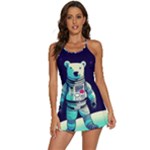 Bear Astronaut Futuristic 2-in-1 Flare Activity Dress