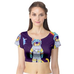 Short Sleeve Crop Top 