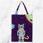 Cat Astronaut Space Retro Universe Classic Tote Bag