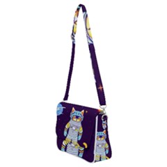 Shoulder Bag with Back Zipper 