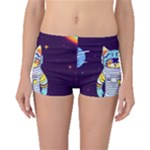 Cat Astronaut Space Retro Universe Boyleg Bikini Bottoms