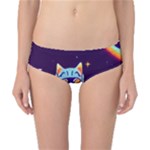Cat Astronaut Space Retro Universe Classic Bikini Bottoms