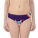 Cat Astronaut Space Retro Universe Hipster Bikini Bottoms
