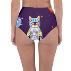 Reversible High-Waist Bikini Bottoms 