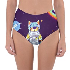 Reversible High-Waist Bikini Bottoms 