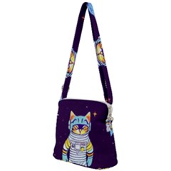 Zipper Messenger Bag 