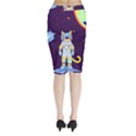 Midi Wrap Pencil Skirt 
