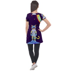 Puff Sleeve Tunic Top 