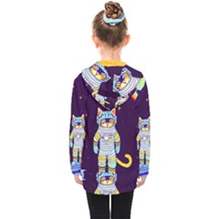 Kids  Double Breasted Button Coat 