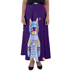 Flared Maxi Skirt 