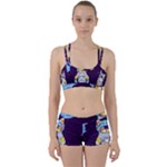 Cat Astronaut Space Retro Universe Perfect Fit Gym Set