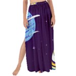 Cat Astronaut Space Retro Universe Maxi Chiffon Tie-Up Sarong
