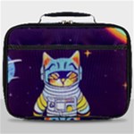 Cat Astronaut Space Retro Universe Full Print Lunch Bag