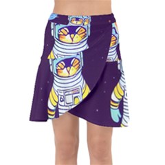 Wrap Front Skirt 