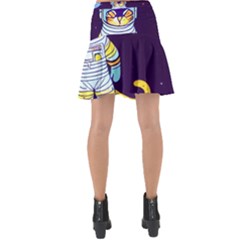 Wrap Front Skirt 