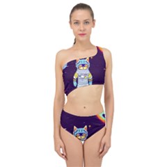 Spliced Up Two Piece Swimsuit 