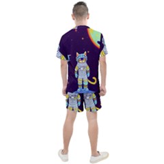 Men s Mesh T-Shirt and Shorts Set 