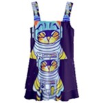 Cat Astronaut Space Retro Universe Kids  Layered Skirt Swimsuit
