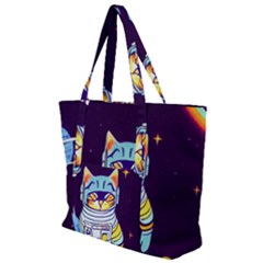 Zip Up Canvas Bag 