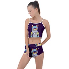 Summer Cropped Co-Ord Set 