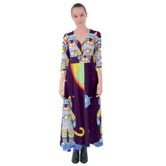 Button Up Maxi Dress 