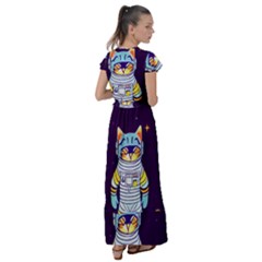 Flutter Sleeve Maxi Dress 