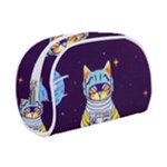 Cat Astronaut Space Retro Universe Make Up Case (Small)