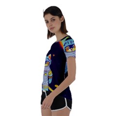 Short Sleeve Open Back T-Shirt 