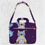 Cat Astronaut Space Retro Universe MacBook Pro 13  Shoulder Laptop Bag 