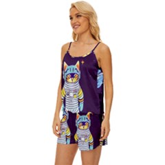 Satin Pajama Short Set 