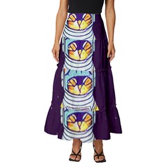 Tiered Ruffle Maxi Skirt 