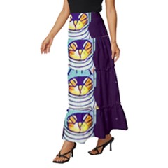Tiered Ruffle Maxi Skirt 