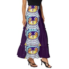 Tiered Ruffle Maxi Skirt 