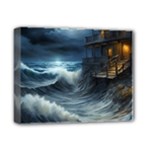 House Waves Storm Deluxe Canvas 14  x 11  (Stretched)
