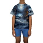 House Waves Storm Kids  Short Sleeve Swimwear