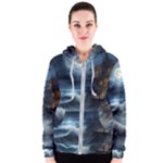 House Waves Storm Women s Zipper Hoodie