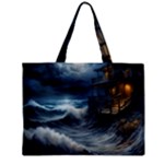 House Waves Storm Zipper Mini Tote Bag