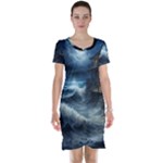 House Waves Storm Short Sleeve Nightdress