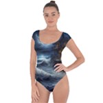 House Waves Storm Short Sleeve Leotard 
