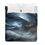 House Waves Storm Duvet Cover Double Side (Full/ Double Size)